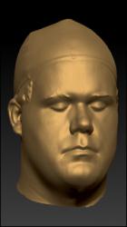 Slavoj head 3D scan