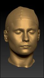 Real 3D head scan - Margie