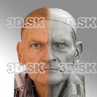 3D head scan of neutral emotion - Petr