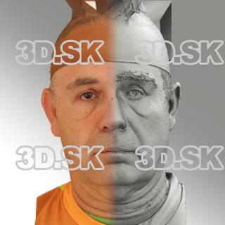 3D head scan of neutral emotion - Ilja