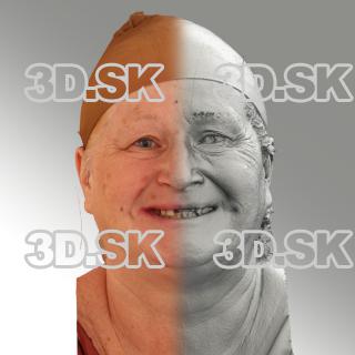 3D head scan of smiling emotion - Lada
