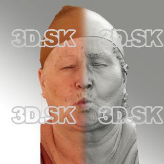 3D head scan of O phoneme - Lada