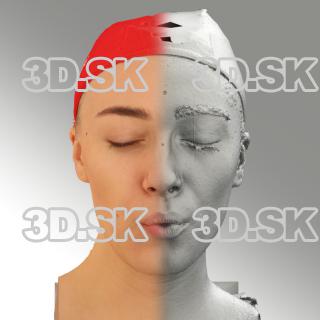 3D head scan of O phoneme - Dina