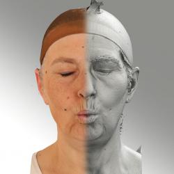 3D head scan of emotions and phonemes - Eva