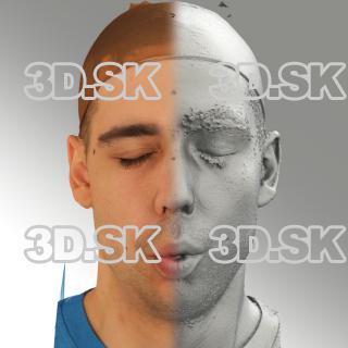 3D head scan of O phoneme - Jiri
