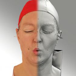 3D head scan of emotions and phonemes - Daniela