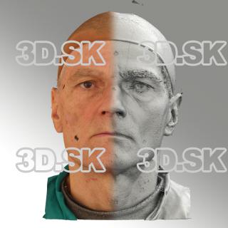 3D head scan of neutral emotion - Zdenek