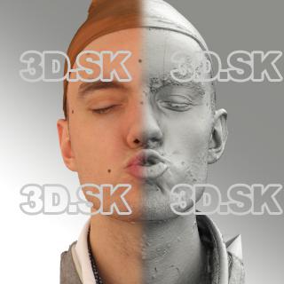 3D head scan of O phoneme - Lukas