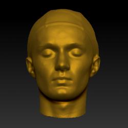 Male 3D head scan # 120