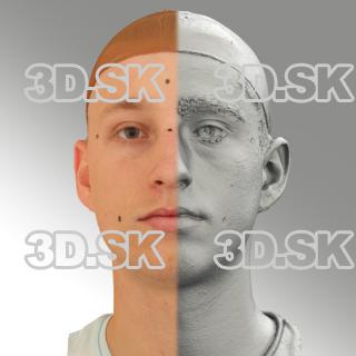 head scan of Relaxed pose - Dominik 01