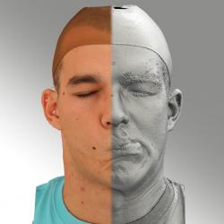 3D head scan of emotions and phonemes - Jakub