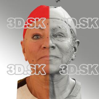 head scan of sneer emotion - Miroslava 10