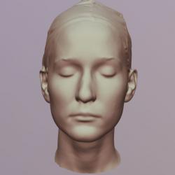 Eva 3D head scan # 144
