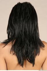 Hair Woman Black Slim