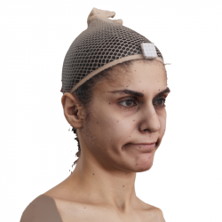 Head Woman 3D Phonemes And Emotions Arab