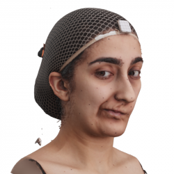 Head Woman 3D Phonemes And Emotions Arab