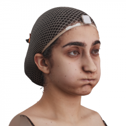 Head Woman 3D Phonemes And Emotions Arab