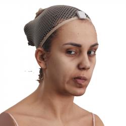 Head Woman 3D Phonemes And Emotions Hispanic