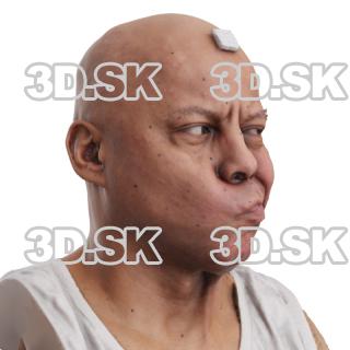 Kione Newton Raw Morph Scan - Eyes Left Mouth Left