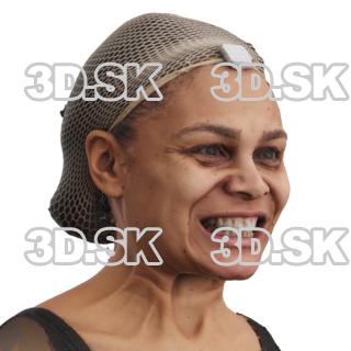 Raenia Freeman Raw Morph Scan - Jaw Clencher Teeth