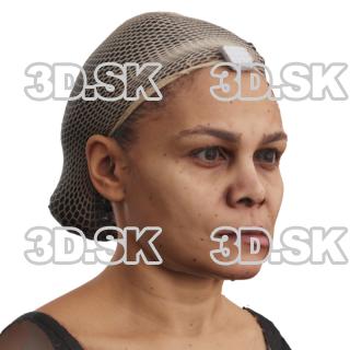 Raenia Freeman Raw Morph Scan - Jaw Side Ways Left