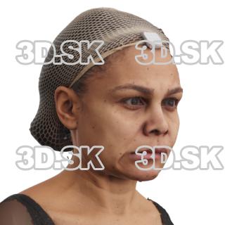 Raenia Freeman Raw Morph Scan - Jaw Side Ways Right