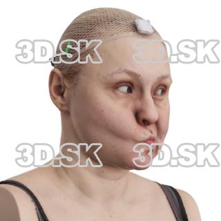 Cheyenne Stokes Raw Morph Scan - Eyes Left Mouth Left