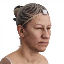 Head Woman 3D Phonemes And Emotions Hispanic