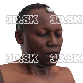 Dameon Chatman Raw Morph Scan -  Eyelid Close Jaw…