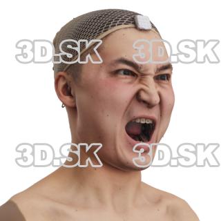 Kawakami Nichiren Raw Morph Scan - Jaw Scream Nose Wrinkler