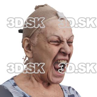 Aurora Carballo Raw Morph Scan - Jaw Scream Nose Wrinkler