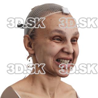 Rihanni Howard Raw Morph Scan -  Jaw Clencher Teeth