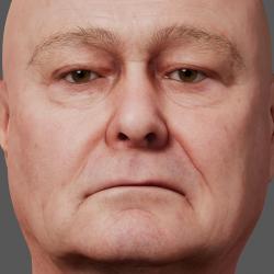 Riley Evans Metahuman Diffuse Head Skin